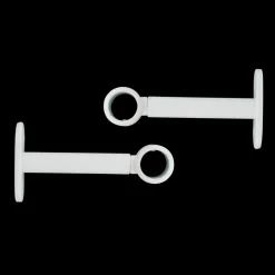 Lot de 2 supports tringles extensibles ( L90 - L150 / D20 mm) Jim Blanc mat