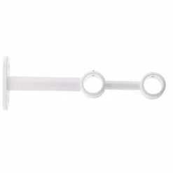 Lot de 2 supports tringles doubles (L150 / D20) Jim Blanc mat