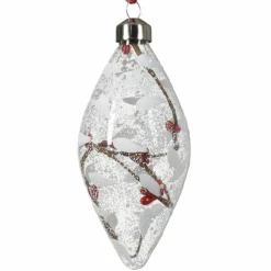 Lot de 2 suspensions en verre (H13 cm) Branches Transparent