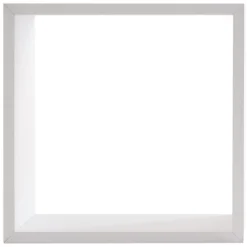 Lot de 3 étagères bois (H24-27-30 cm) Cube Blanc