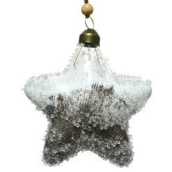 Lot de 2 étoiles de Noël (D100 mm) Givry Brun cashmere