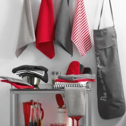 Lot de 3 torchons Cuistot Noir