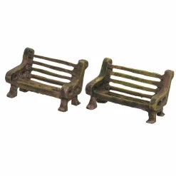 Lot de bancs publics pour aménager un village