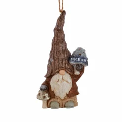Lutin de Noël à suspendre (H10 cm) Dream Marron
