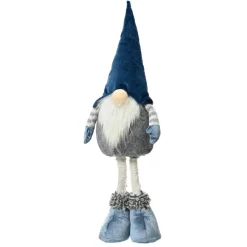 Lutin de Noël (H50 cm) Hugues chapeau pointu Bleu