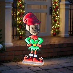 Lutin de Noël lumineux 294 LED (H60 cm) Infinity Multicolore