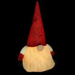 Lutin lumineux à piles (H40 cm) Rémi et bonnet Rouge