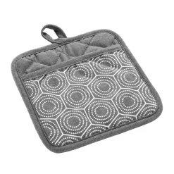 Manique avec poche coton (18,5 x 18,5 cm) Alveis Gris anthracite
