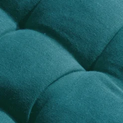 Matelas de sol coton (120 x 60 cm) Pixel Bleu canard