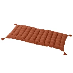 Matelas de sol gaze de coton (60 x 120 cm) Gaïa Terracotta