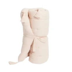 Matelas de sol gaze de coton (60 x 120 cm) Gaïa Rose poudré