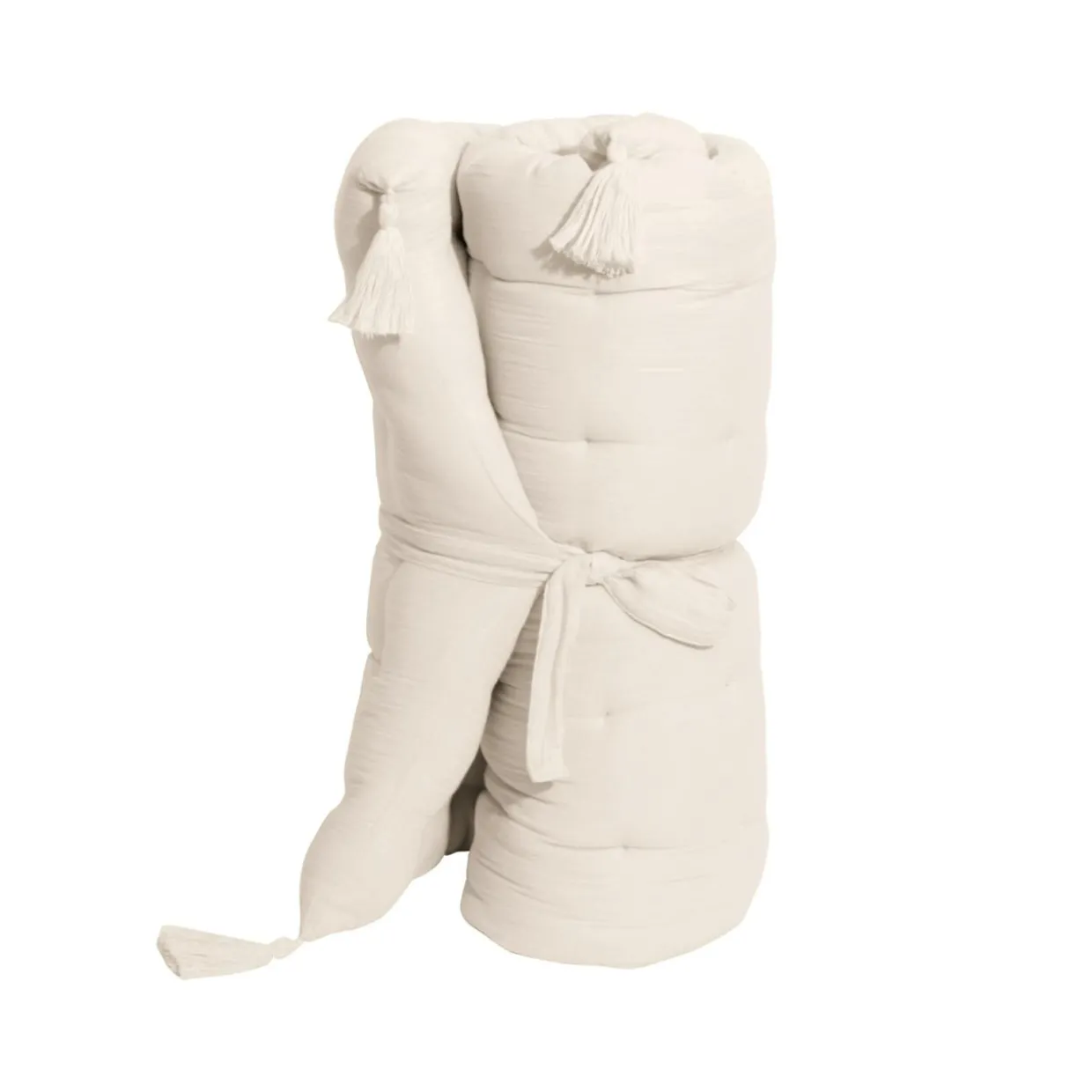 Matelas de sol gaze de coton (60 x 120 cm) Gaïa Beige pampa