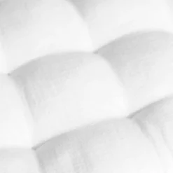Matelas de sol gaze de coton (60 x 120 cm) Gaïa Blanc chantilly