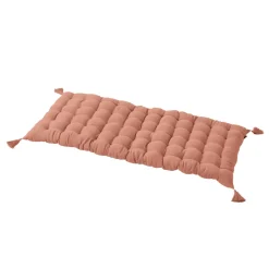 Matelas de sol gaze de coton (60 x 120 cm) Gaïa Rose pêche