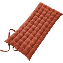Matelas de sol velours de coton (60 x 120 cm) Victor Terracotta
