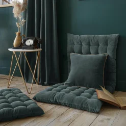 Matelas de sol velours de coton (60 x 120 cm) Victor Gris ardoise