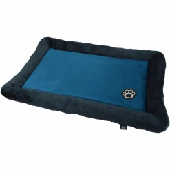 Matelas pour chat et chien Patchy L90 cm Bleu/Charbon