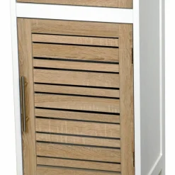 Meuble bas de salle de bain (37 x H83 cm) Stockholm Bois