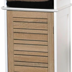 Meuble colonne salle de bain (35 x H173 cm) Stockholm Bois