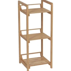 Meuble rangement bambou 3 étagères (30 x H75 cm) Harmonie Naturel