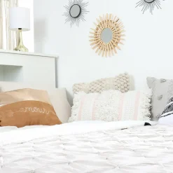 Miroir en rotin (D30 cm) Soleil Naturel