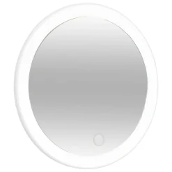 Miroir grossissant à poser LED (D18,3 cm) Nota Blanc
