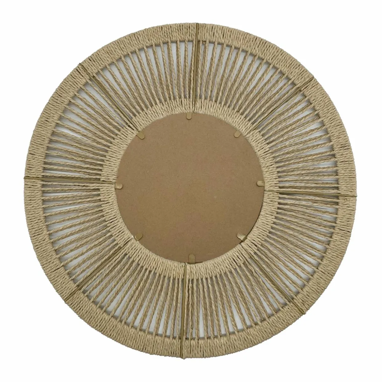 Miroir mural rond en corde (D60 cm) Suva Naturel