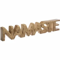 Mot à poser en bois "Namaste" Naturel