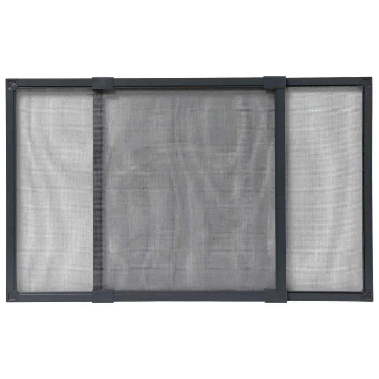 Moustiquaire fenêtre à cadre extensible (50/90 x 40 cm) Moustyk Gris