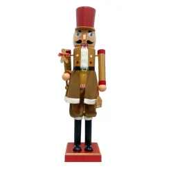 Musicien Casse-noisette (H154 cm) musical et animé Cookie Marron