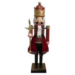 Musicien Casse-noisette (H160 cm) musical et animé Pavel Rouge