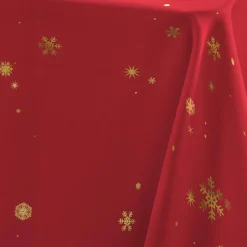 Nappe de Noël rectangulaire (150 x 300 cm) Constellation Rouge
