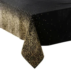 Nappe de Noël rectangulaire (140 x 360 cm) Leopard Noir