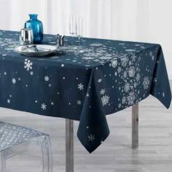 Nappe de Noël rectangulaire (150 x 240 cm) Constellation Bleu