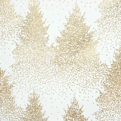 Nappe de Noël rectangulaire (140 x 240 cm) Sapin Or