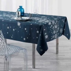 Nappe de Noël rectangulaire (150 x 300 cm) Constellation Bleu