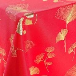 Nappe rectangulaire (150 x 240 cm) Bloomy Rouge
