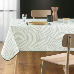 Nappe rectangulaire anti tache (150 x 240 cm) Linea Blanche