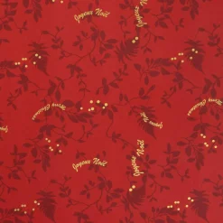 Nappe rectangulaire anti tache (140 x 240 cm) Réveillon Rouge