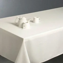 Nappe rectangulaire anti tache (150 x 300 cm) Lina Ivoire