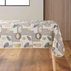 Nappe rectangulaire anti tache (145 x 240 cm) Natane Beige