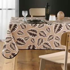 Nappe rectangulaire anti tache (150 x 200 cm) Alma Noire