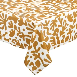 Nappe rectangulaire anti tache (140 x 240 cm) Jolan Jaune ocre