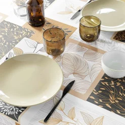 Nappe rectangulaire anti tache (150 x 240 cm) Faya Multicolore