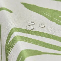 Nappe rectangulaire coton enduit (150 x 250 cm) Galice Vert eucalyptus