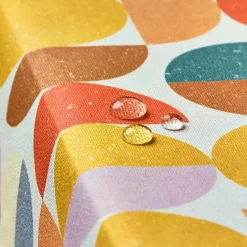 Nappe rectangulaire coton enduit (150 x 350 cm) Brooklyn Multicolore