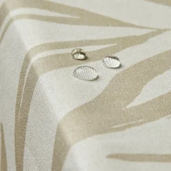 Nappe rectangulaire coton enduit (150 x 250 cm) Galice Beige