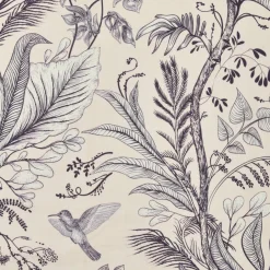 Nappe rectangulaire coton enduit (150 x 250 cm) Colibri Grise