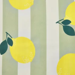 Nappe rectangulaire coton enduit (150 x 250 cm) Antibes Verte