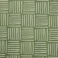 Nappe rectangulaire coton enduit (150 x 350 cm) Paolo Verte